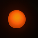 The Sun with sunspots as viewed through a telescope (Image: Ryan F. Mandelbaum)